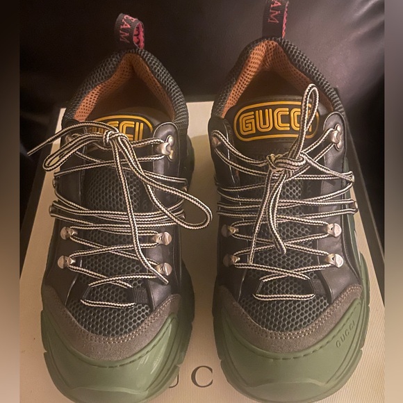 Gucci flash trek green sneaker - Picture 8 of 13